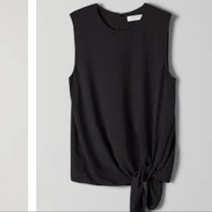 Size M Black Babaton Hopkins Blouse